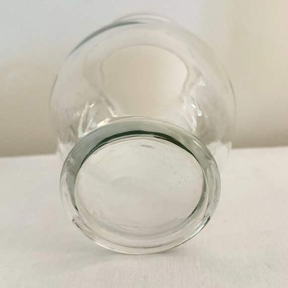 11 x 7 inch Hourglass Shaped Glass Vase ideal for Example Upcycled Mixed Florals - Picture 11 of 15